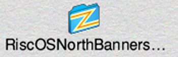 Zip file containing the RISC OS North banners and HTML snippets